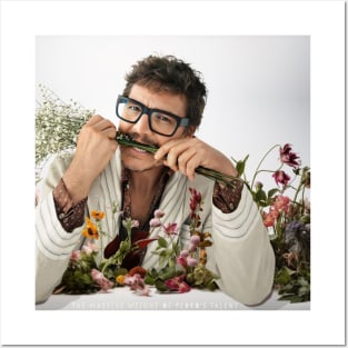 Pedro Pascal Flower Chompy Posters and Art